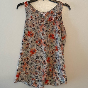 Flowy Racerback Sleeveless Shirt‎
